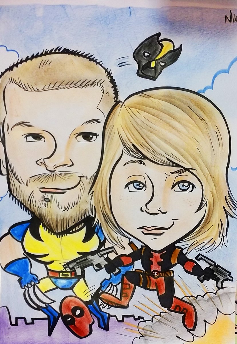 FusionDesigns_'s tweet photo. Throw-Back Thursday Artist Nick #TBT #ThrowBack #ThrowBackThursday #Thursday #Art #Artist #ComicCon #Live #Caricatures #FusionDesigns https://t.co/mUI0vboacJ