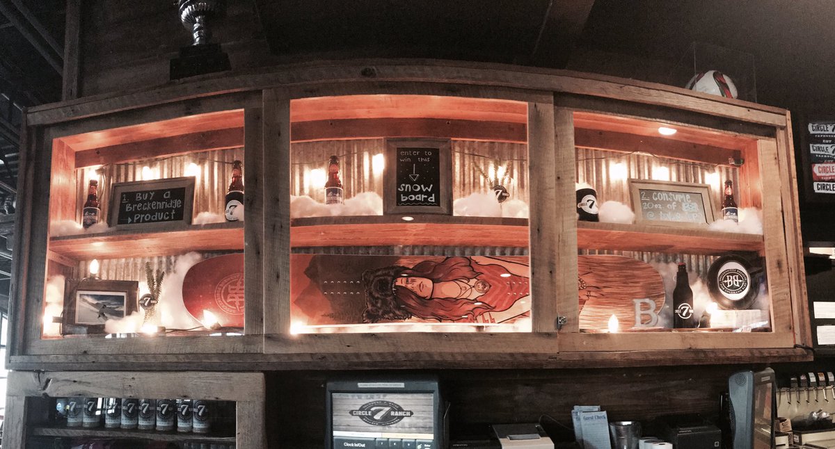 Circle7Ranch's tweet photo. Come enjoy a Breckenridge brew for a chance to win a snowboard! #circle7ranch #drinkup #stl https://t.co/5typ3zuRfW
