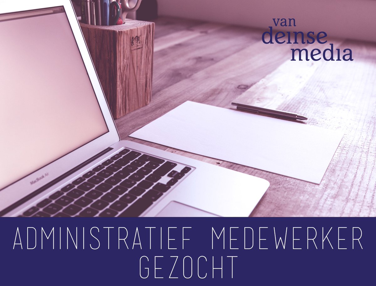 ► GEZOCHT: FINANCIEEL ADMINISTRATIEF MEDEWERK(ST)ER VOOR 8-16 UUR PER WEEK. Interesse? Bekijk hier de vacature: vandeinsemedia.nl/vacatures/