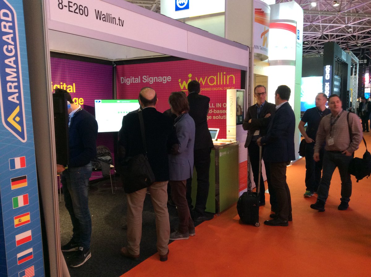 wallintv's tweet photo. @ISE_Show goes on!
We're so proud to participate to this event with our innovative solutions!
Come to meet us at booth 8-e260.
#ISE2017 https://t.co/cekIWKNOPY
