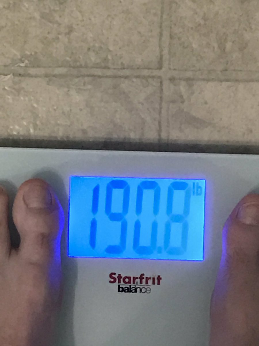 KCCO_Ryan's tweet photo. Almost in the 180's.  hard to believe I was 250 lbs last year at this time. https://t.co/sTGIadPUjN