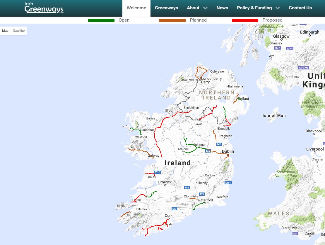 The new and improved #IrishGreenways website is nearly finished! Keep an eye on irishgreenways.com 
#greenway #cycling #walking #trails