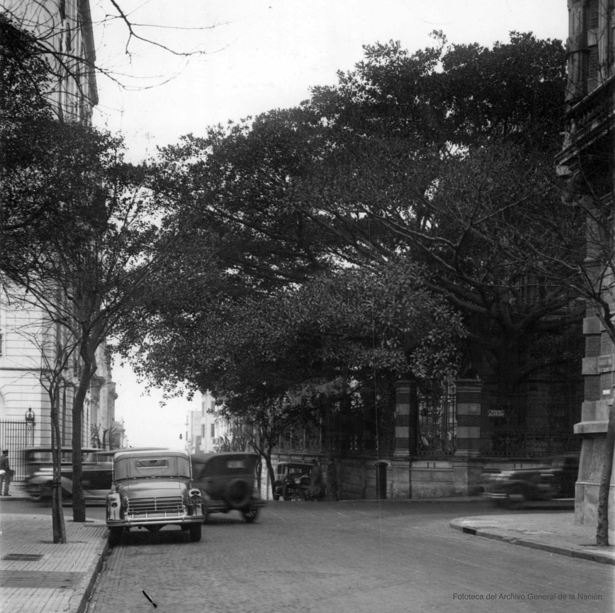 Rodríguez Peña y Alvear, alrededor de 1930.