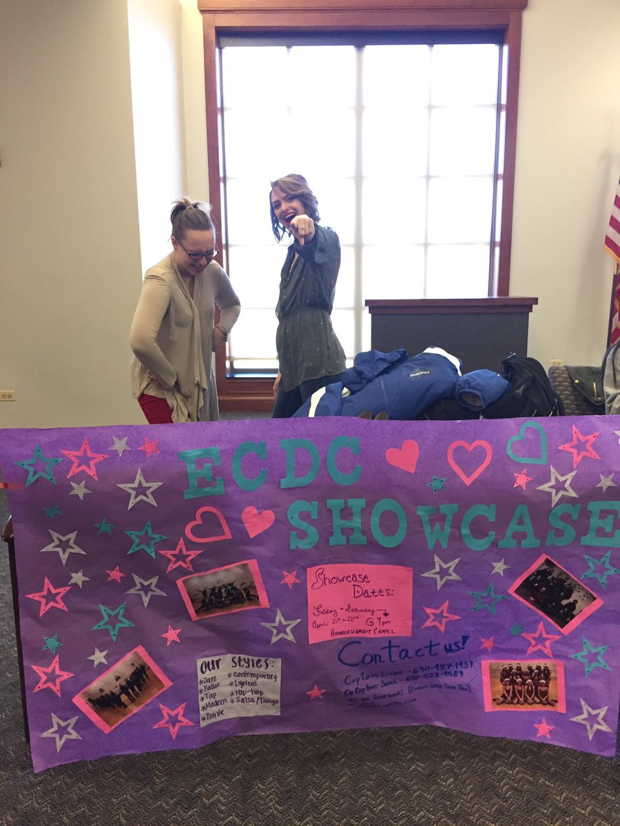ec_dance_team's tweet photo. Come visit the ECDC table at the activity fair today in Founders to learn about our Showcase! https://t.co/kfJwPcniJJ