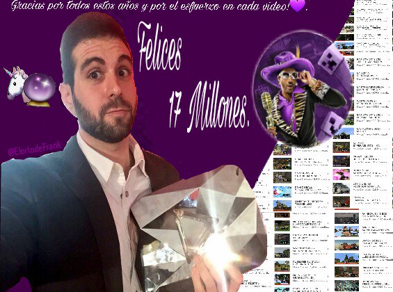 Breevitaa's tweet photo. Felices #17MillonesDeGuapisimos @vegetta777 ! Estoy muy feliz por todos tus logros.
Te hice una pequeña carta y un edit.Espero que te guste💜 https://t.co/E2uO9kE5xm
