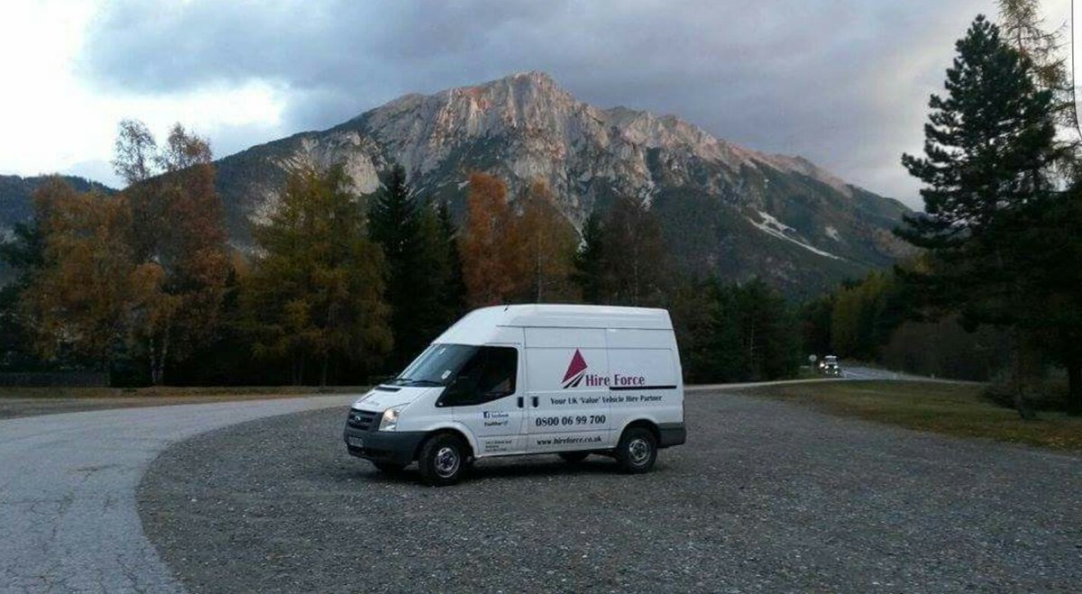 A little trip to Italy, Hireforce goes continental, many thanks to Mr Smalley for the pic 👍