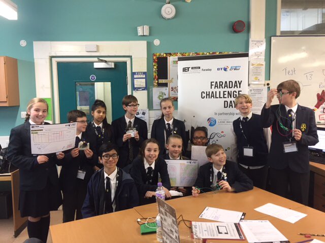 Fantastic presentations of our designs today in the Faraday challenge. Well done all! Very impressed.