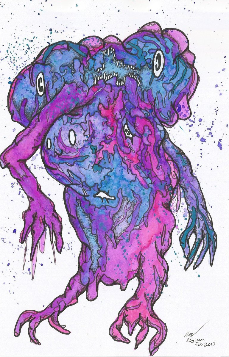 MessyMiscreate's tweet photo. Tomorrow @AsylumGalleryWM I will have original drawings at £15 each with all of the money going straight to @MindCharity. Viewing 6-9pm https://t.co/5oZOctIcLb