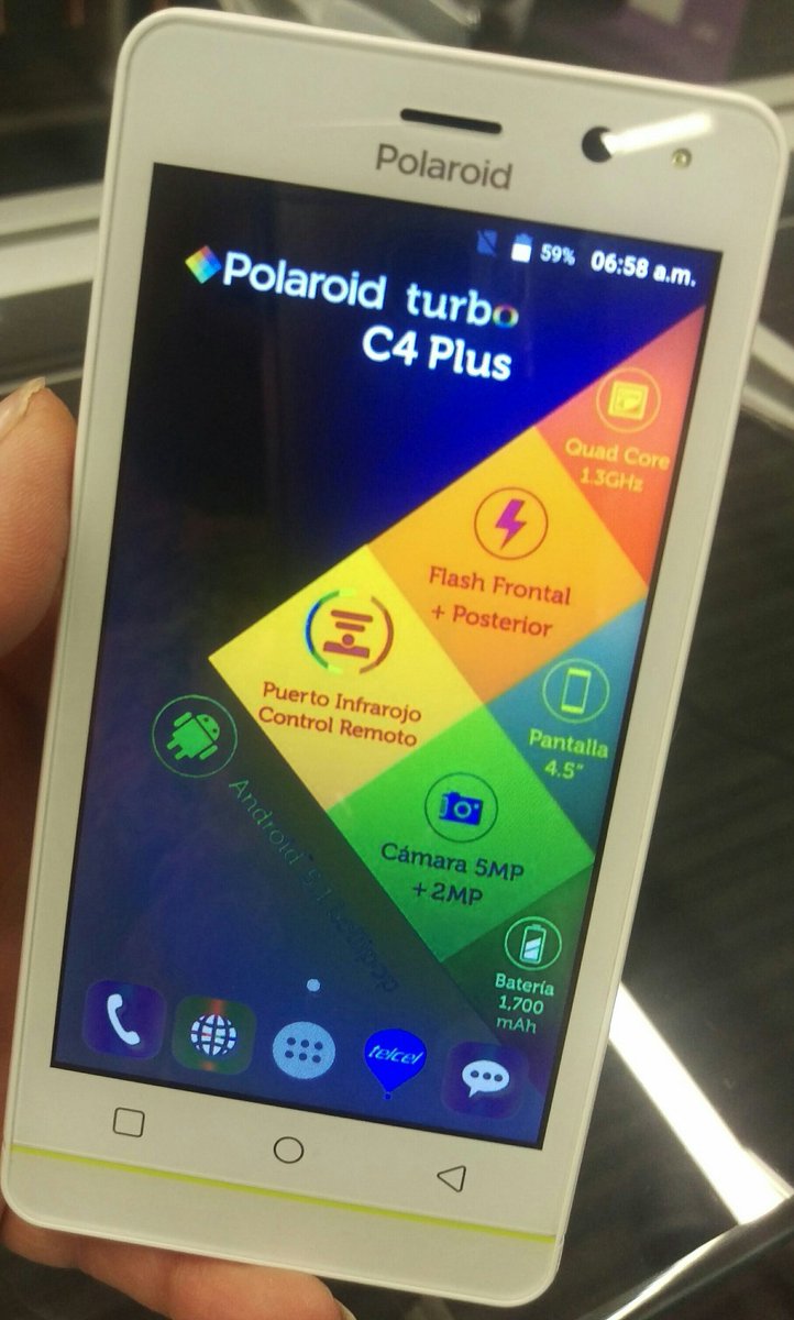 addictwaremx's tweet photo. El #TurboC4Plus tiene un precio de $1500 pesos con #procesador @MediaTek. #PolaroidUnboxing https://t.co/oxR7nRWSWs