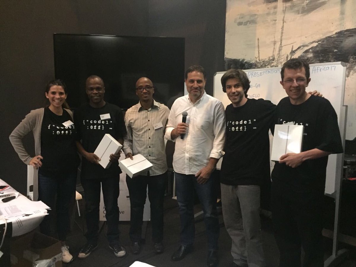 JenStammers's tweet image. Congratulations #justintime team for winning #codeoff #cognitive #chatbot competition! #IBMZACodeOff - amazing work