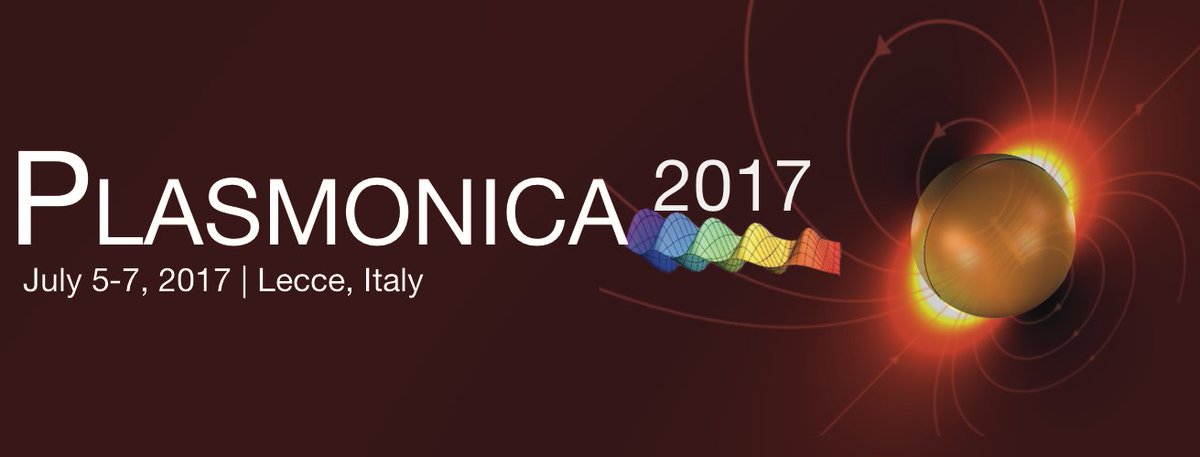 IITalk's tweet image. Registration open for #Plasmonica 2017 next July in #Lecce. Deadline abstract submission 31st March! @StampaCnr bit.ly/2losrLa