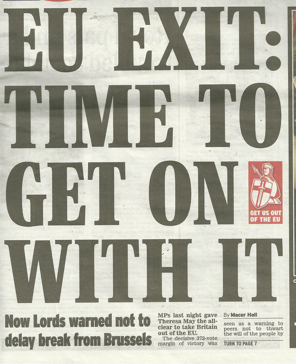 cordeiro876's tweet photo. Now #Brexit has gone through in the #HouseCommons the #HouseofLords have been warned not to try + delay our EU exit. 😂😂 https://t.co/7eZupihfrN
