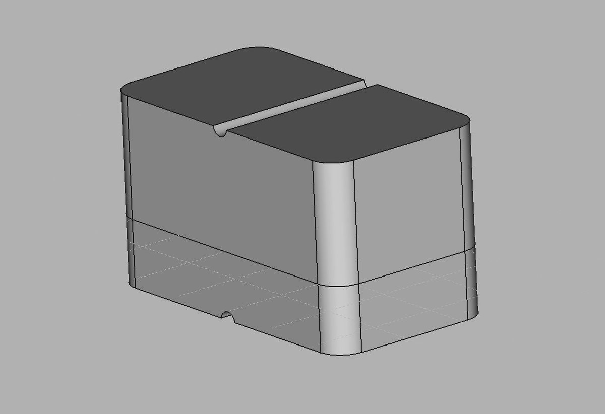 jipitech's tweet photo. Découverte du logiciel FreeCAD avec une petite créa toute simple : une boîte de rangement pour cartes micro SD avec leur adaptateur. https://t.co/7YrNk37ugC