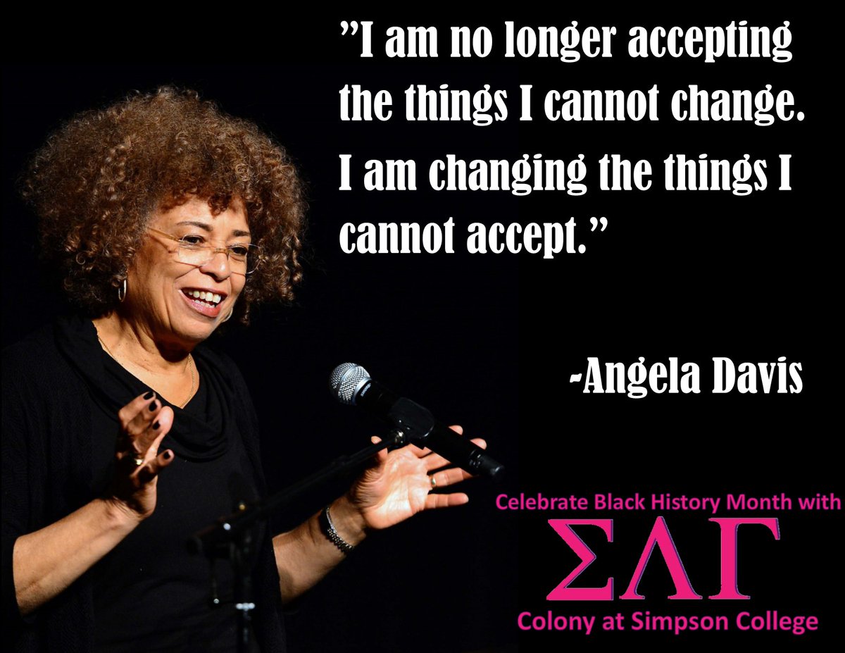 EtaZetaGammas's tweet photo. Angela Davis is a political activist, academic scholar, and author.
#BlackHistoryMonth #CultureIsPride #PrideIsSuccess https://t.co/ROH7OuP02U