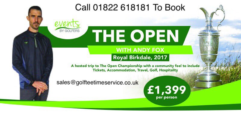 GolfTeeTimeServ's tweet photo. Watch The @TheOpen Championship with us #FullyHosted #Bespoke #TheOpen ☎️ 01822 618181 to book 📧sales@golfteetimeservice.co.uk https://t.co/DFJARAUPUf
