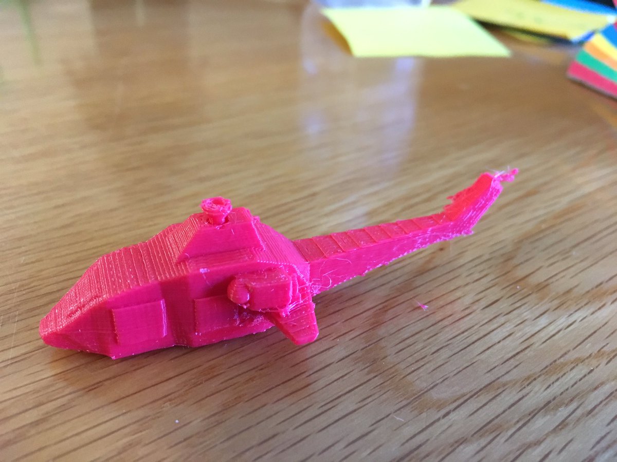 edtechfarooq's tweet photo. Helicopter, but propeller failed to print #3Dprinting https://t.co/vi6xPat6Vt