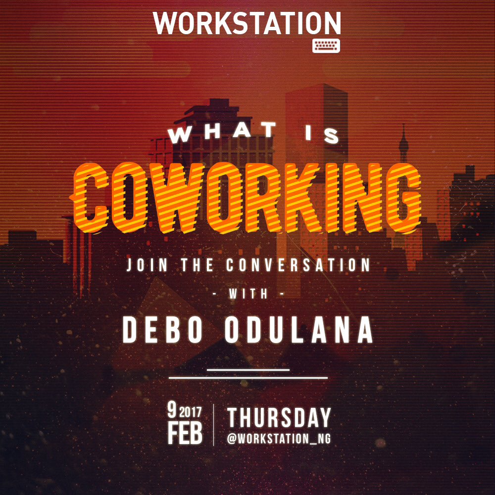 DeboOdulana's tweet photo. #now #JoinTheConversation #workstationNG #coworking #workVSplay https://t.co/Yu2VG5nCni