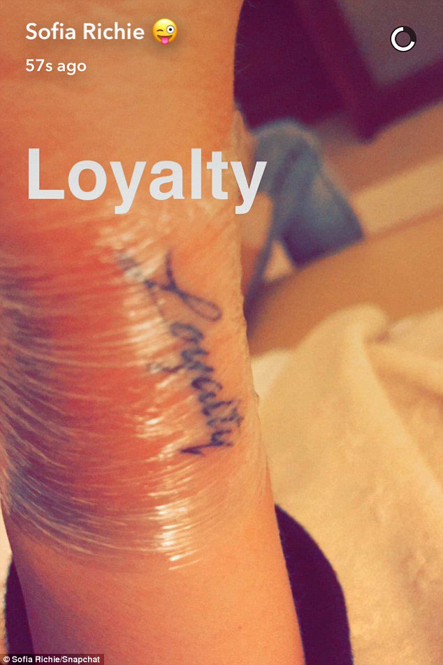 Sofia Richies Tattoos A Guide  POPSUGAR Beauty