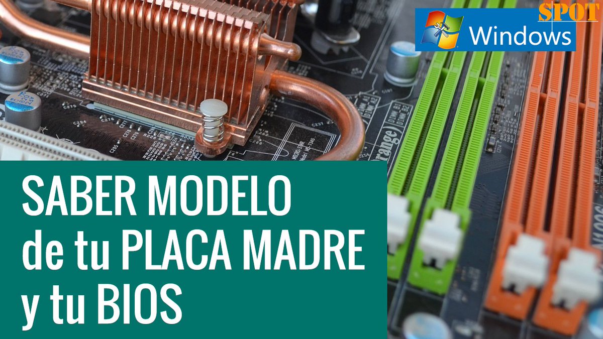 WindowsReparar's tweet image. Te interesa: cómo saber el modelo exacto de la placa base de tu #PC y la versión de tu BIOS. Sin abrir el equipo... youtu.be/VQuoEf02gLk