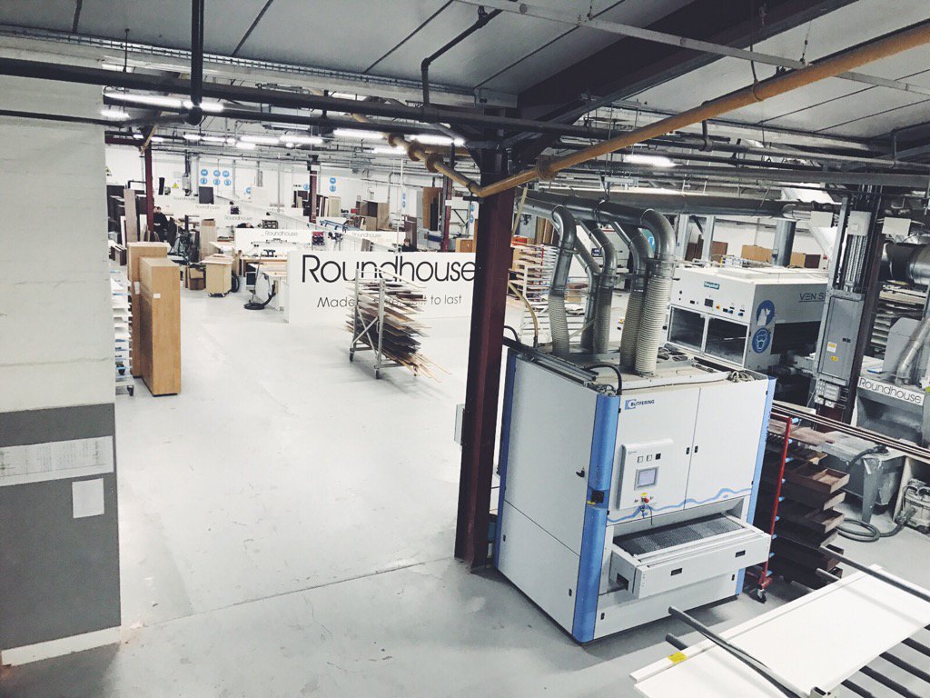 RPkitchens's tweet photo. Brilliant day at the #roundhouse factory #bespoke #blum #kitchens #interiors #design #factory #kitchendesign https://t.co/ukKmQKUXlV