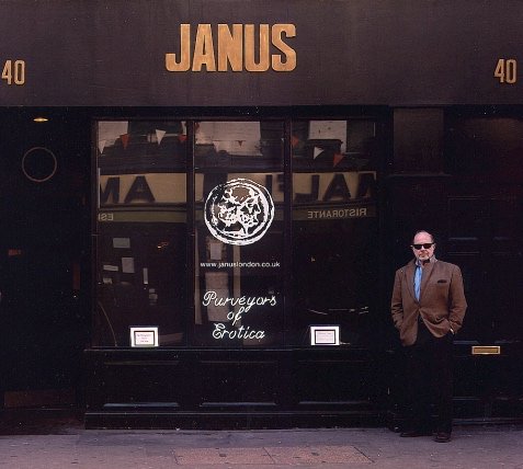 Nic Roeg Director of The Man Who Fell To Earth and Performance outside The Janus Shop.