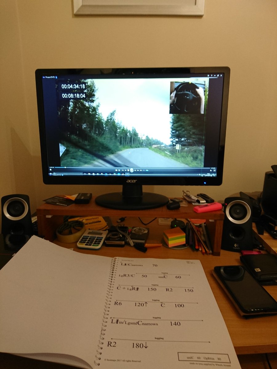 Homework starts early for <a href="/HighlandCarClub/">Highland Car Club</a> Snowman rally. Thanks to <a href="/Scotmaps/">Scotmaps</a> for early delivery!  Liking the new cameras!