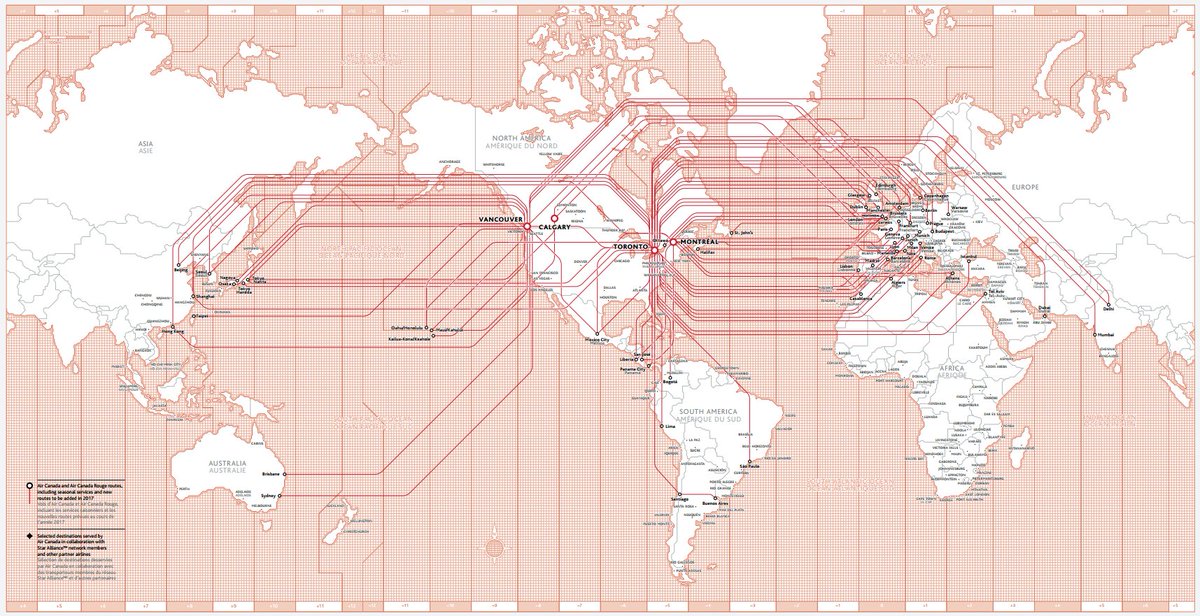 larrylarry's tweet photo. I do love @AirCanada's new route network diagrams https://t.co/yhyuu3yr8s