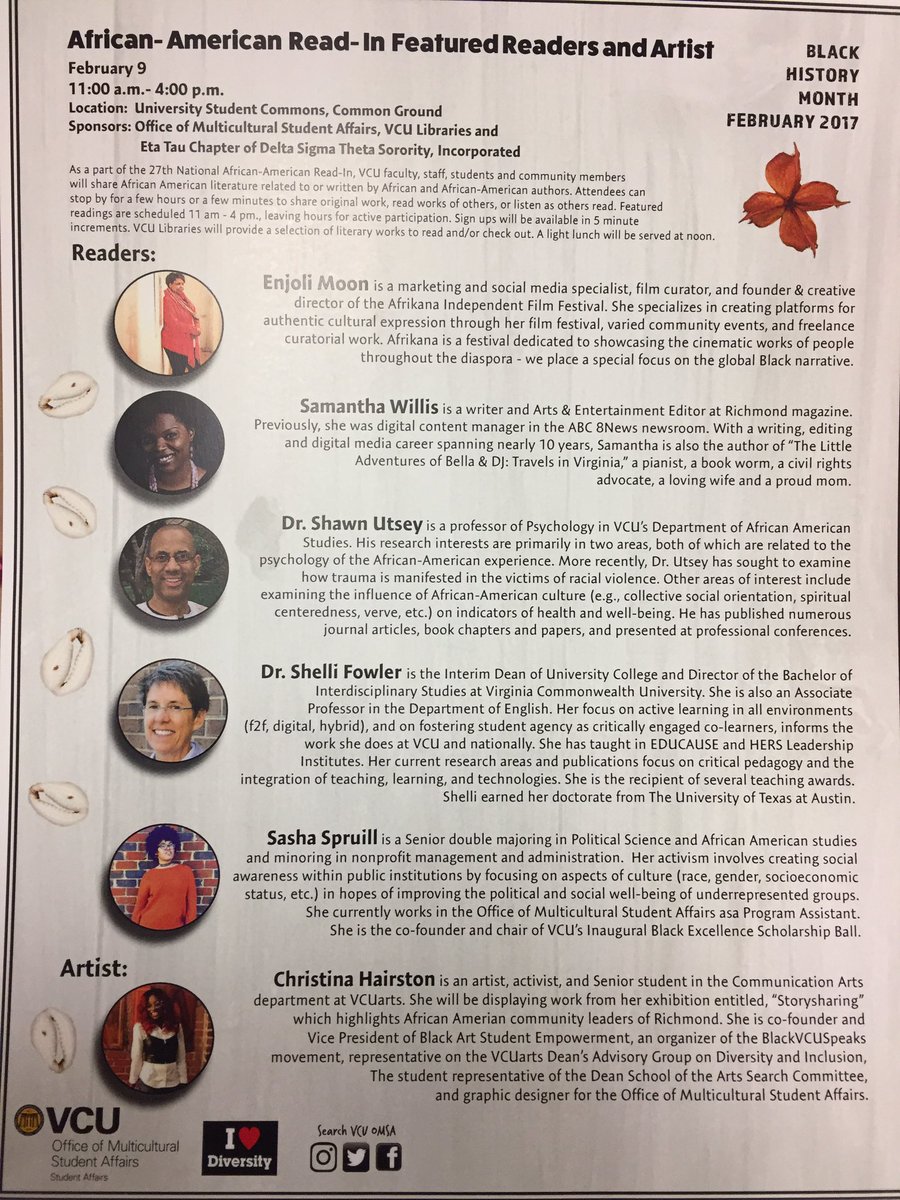 VcuGreeks's tweet photo. Going on now in honor of Black history month! https://t.co/AYyxj60aPA