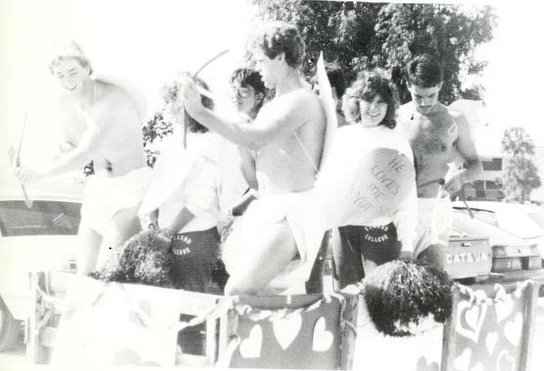 It's almost Valentine's Day! Are you feeling as festive as these students in 1987? #TBT