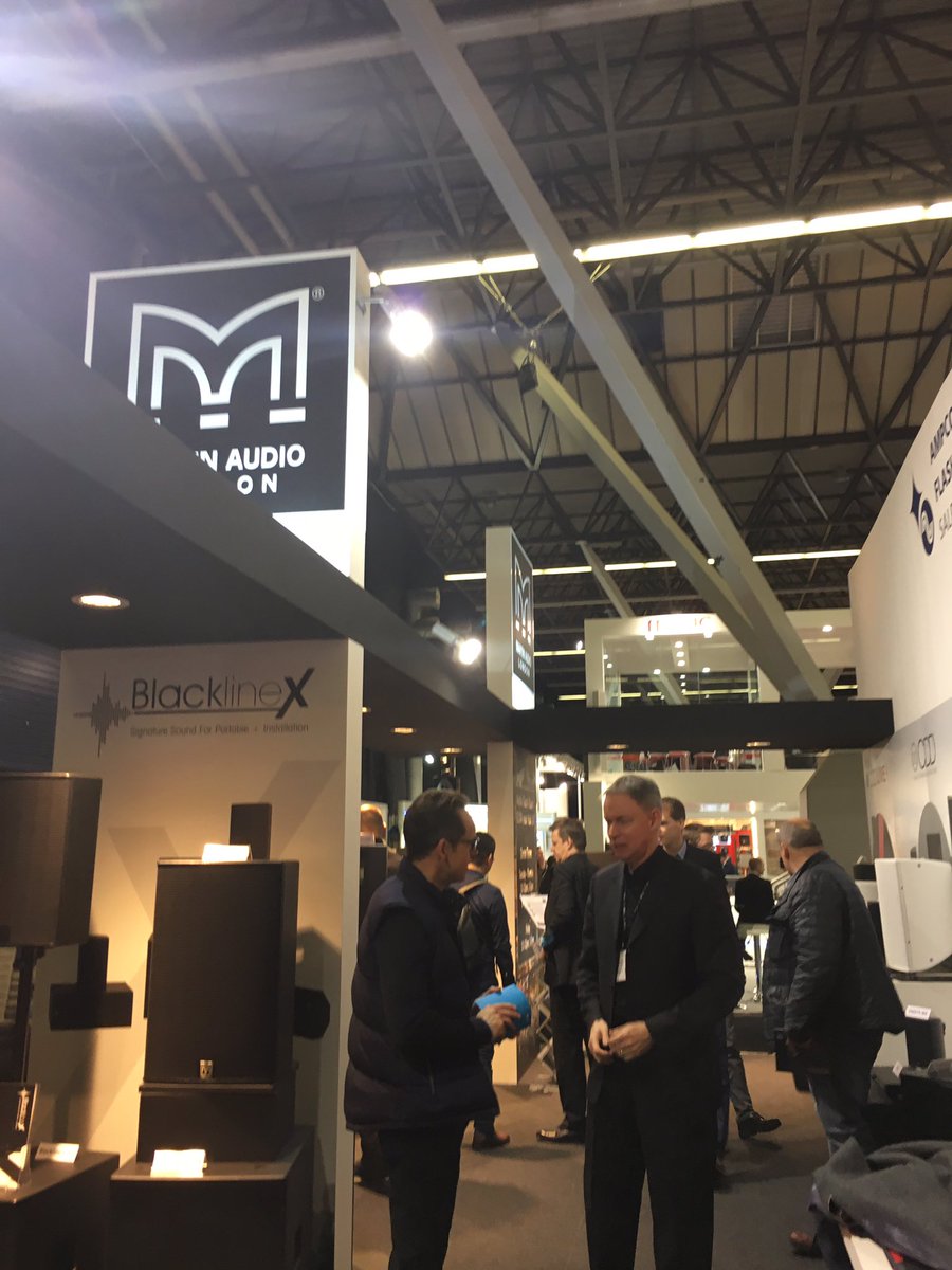Rea_Sound's tweet photo. Great to see all from @MartinAudioLtd at #ISE2017 - product range getting bigger and better- #blacklineX #cdd #cddlive #mla https://t.co/omjOonKSQq