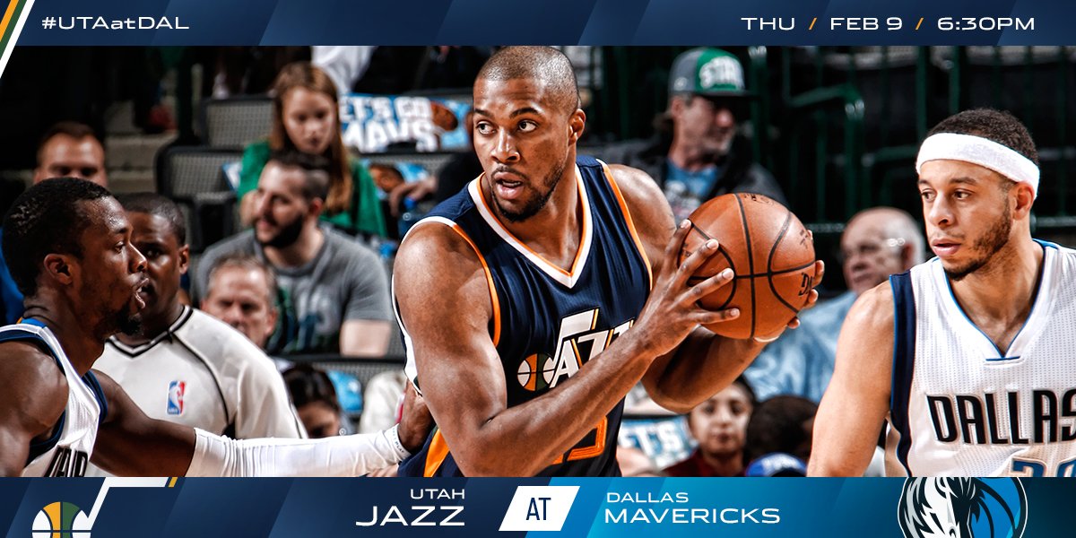 Going for 5 IN A ROW tonight in Dallas!  #UTAatDAL https://t.co/4qjsaJ332W