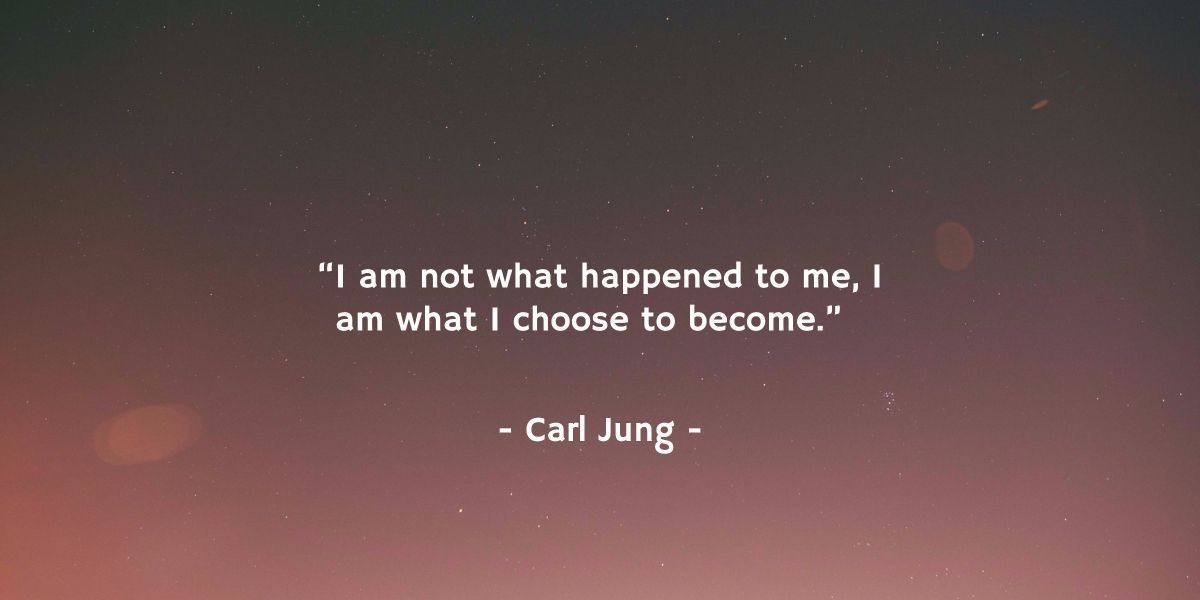 mindyourbr's tweet photo. “I am not what happened to me, I am what I choose to become.” https://t.co/Zx0CTVrNUN
