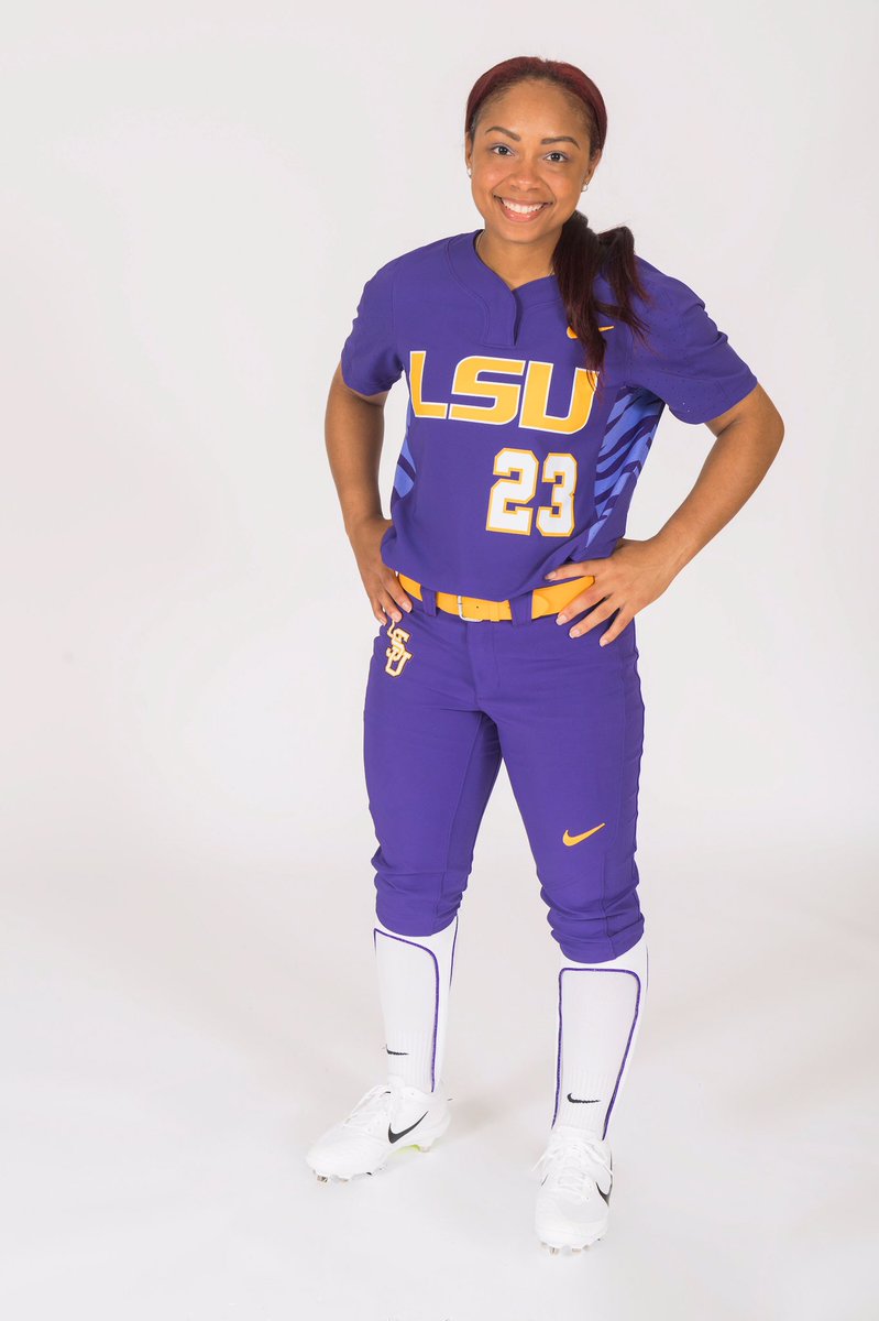 LSUQuinlanDuhon's tweet photo. 📸 In case you missed it 📸 

@LSUsoftball set to debut two new uniforms during opening weekend. #GeauxTigers #MadeForLSU #SwooshFamily https://t.co/01qu3dGb9u
