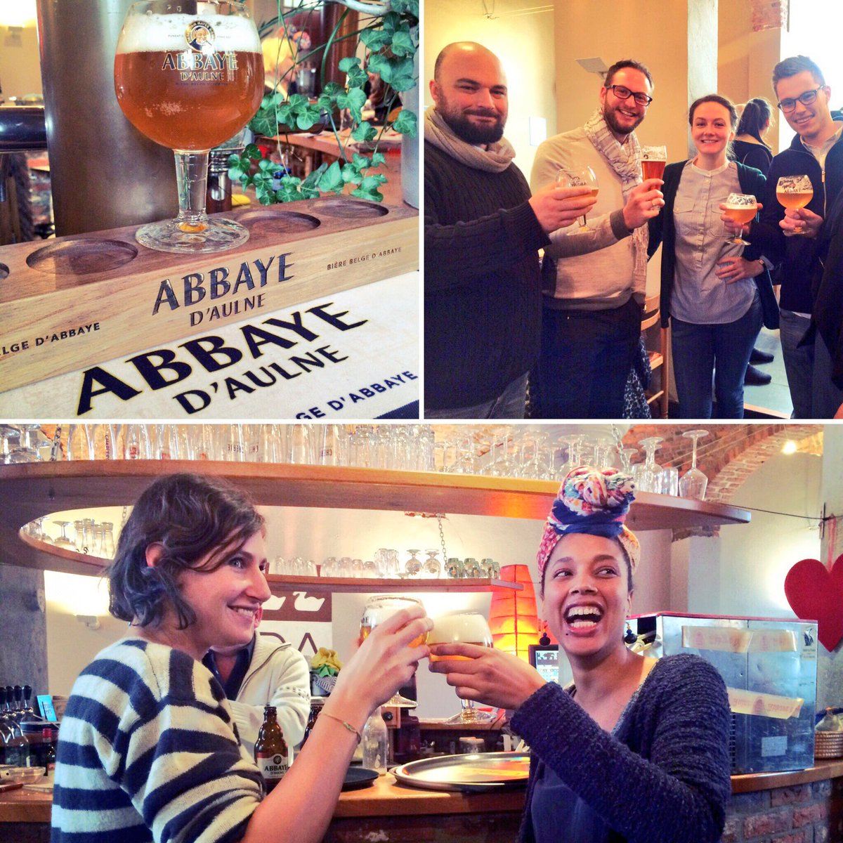 Délicieux moment à l'abbaye d'aulne ! Dégustations d'excellentes bières belges <a href="/InterregFWVL/">Interreg FWVL</a> 🍺 #coffee #chill #coworking #carolo #meeting