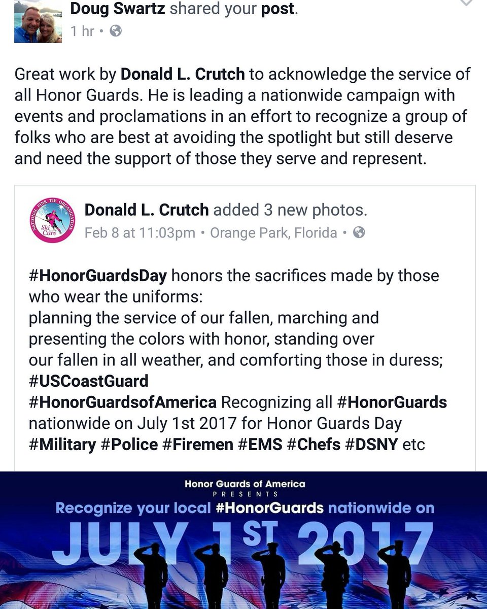 ChefsHonorGuard's tweet photo. #HonorGuardsofAmerica presents #HonorGuardsDay July 1st 2017 #Military #USCoastGuard #Police #Firemen #EMS #Chefs #DSNY etc https://t.co/9qFCwg5LDY