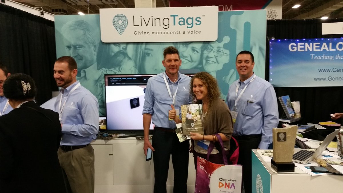 livstreehouse's tweet photo. Coolest hidden gem in the Expo Hall so far. Both1842 #livingtags #rootstech Definitely check it out!! https://t.co/D7HLM9au4k