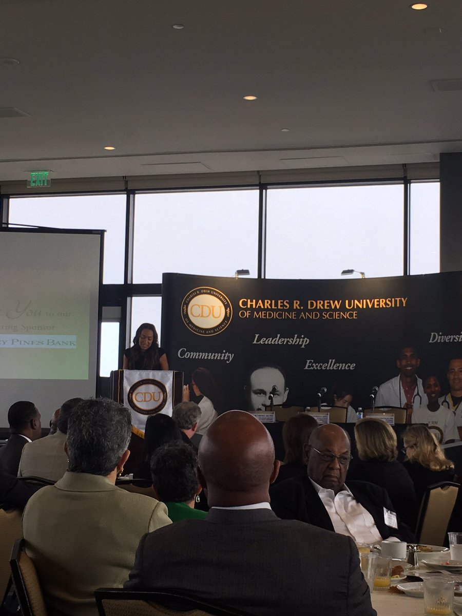 toddhawk's tweet photo. A wonderful keynote address by @Google 's @valeisha Butterfield-Jones at @cdrewu 2nd annual president's breakfast #highereducation https://t.co/ahZZ0IfYqc