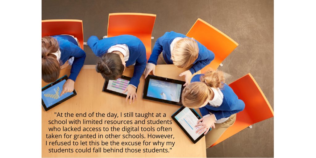 KennedyByrd317's tweet photo. As teachers, it's necessary to accommodate students who don't have access to all of the resources we may take for granted. #edw200 https://t.co/09iYqWkMcl