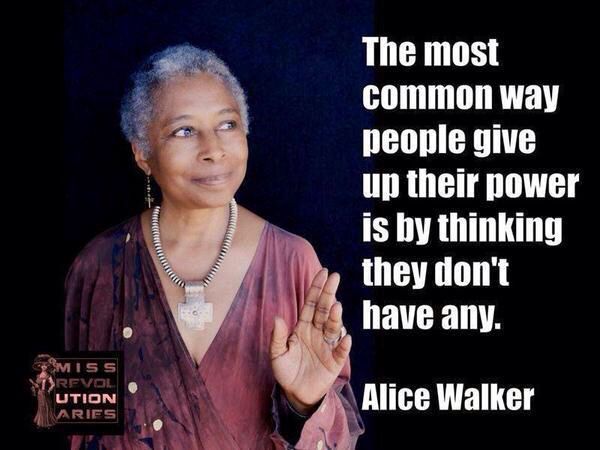 Happy birthday, Alice Walker! Thank you for The Color Purple.  