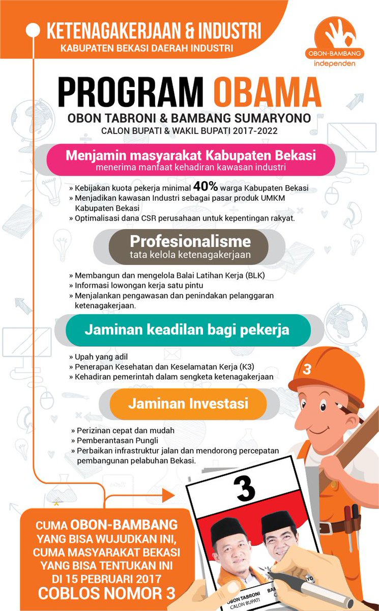 PukSpeeToyoplas's tweet photo. #PilihObonBambangNomor3
#CoblosObonBambangNomor3
#PilkadaKabBekasi2017
#TolakPolitikUang https://t.co/YwoYd4qBQe