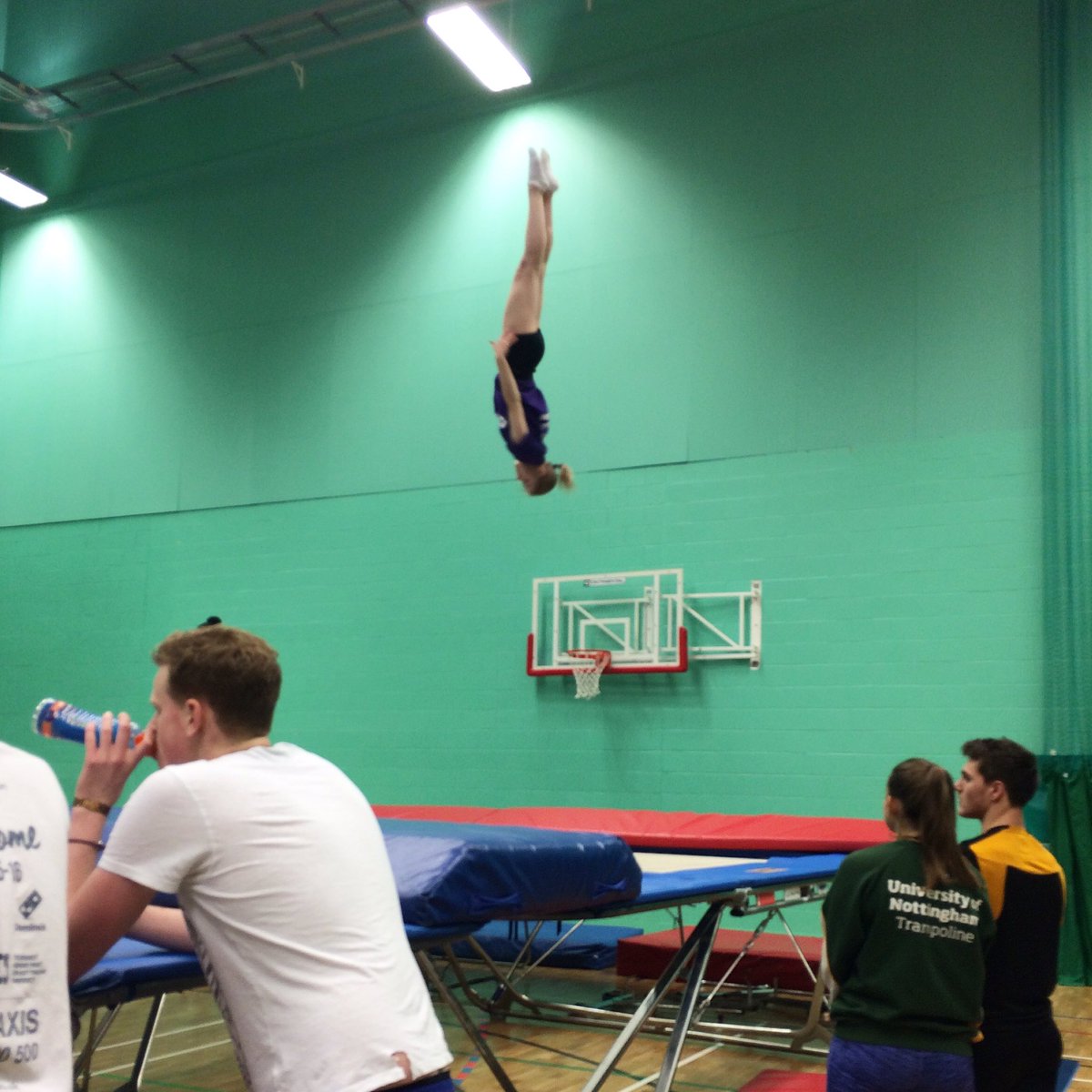 UoNtrampoline's tweet photo. 2 days to go until the #NottsOpen and final prep is underway! 🤸♀️ @NEUT_League https://t.co/qatqLSgIbl