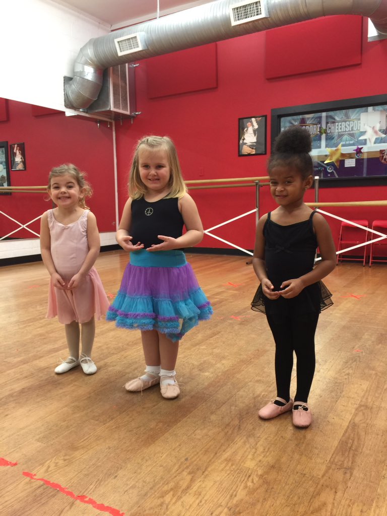 PAShockers's tweet photo. Look how precious our Ballet and Tap girls are!! Can't get any cuter!! https://t.co/HjX37xgMqX