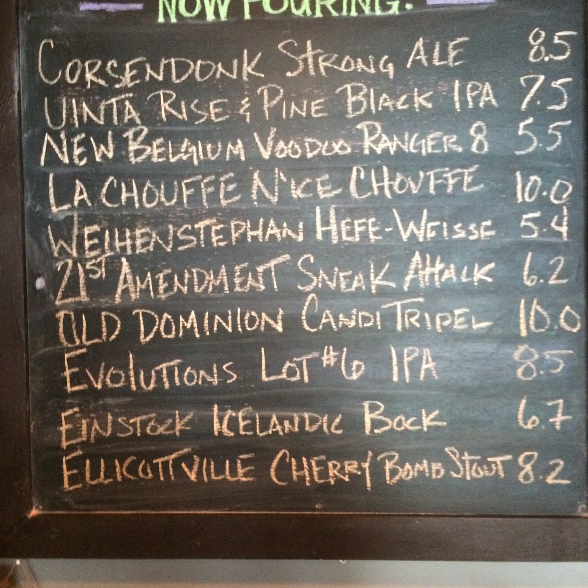 Current #ThirstyThursday  #CraftBeer draft list. All drafts are $2 off today <a href="/brookemihoces/">Brooke Mihoces</a> @FoDoBrittney @EvolutionCarter <a href="/Ommegangphilly/">megan maguire</a>