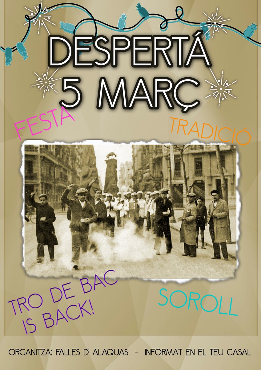 Joc_De_Trons's tweet photo. Despertá Fallera 5 de Marc #Falles2017 #petardos #pólvora #tradició #trodebac #festa #soroll #Alaquàs #fallasarecoming💥 https://t.co/B7ZJFdtOv1