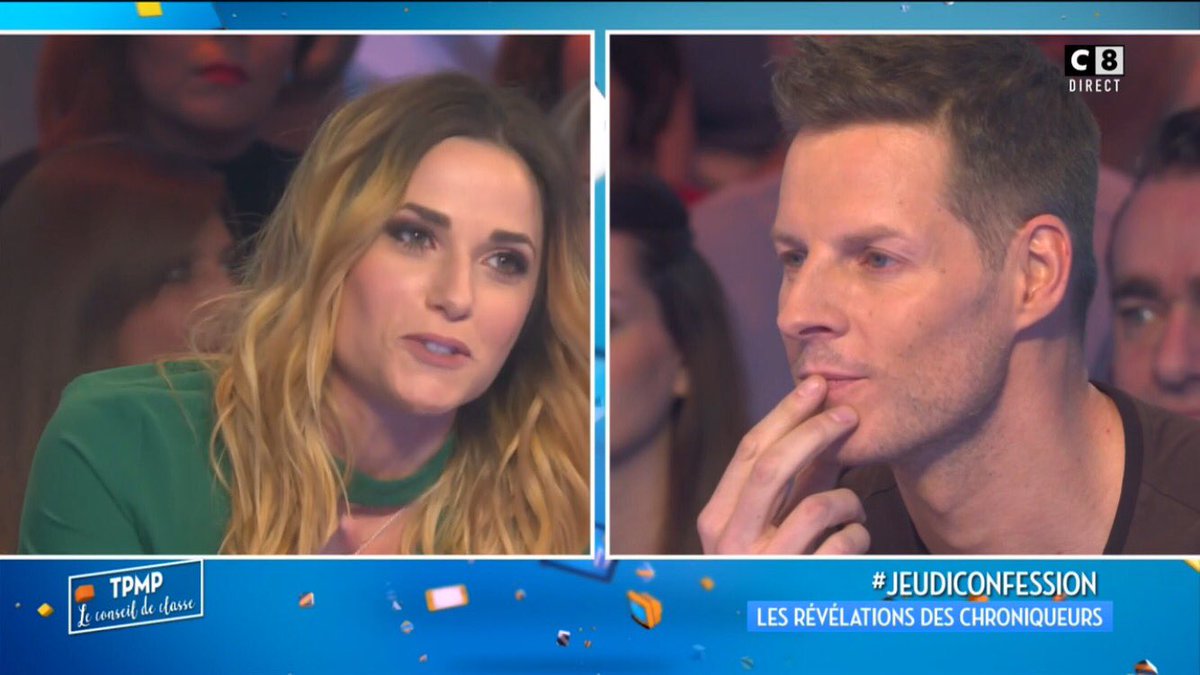 TBT9_W9's tweet photo. "J'étais folle amoureuse de @Mdelormeau il y a quelques années !" @CapucineAnav #TPMP https://t.co/cqgEKz7pHo