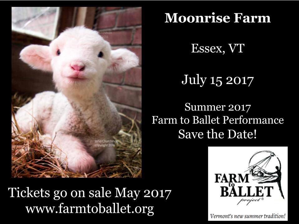farmtoballet's tweet photo. We are so excited to kick our season off at Moonrise Farm in Essex this summer, home to Sweet Pea &amp; Friends! https://t.co/altm1Efypb