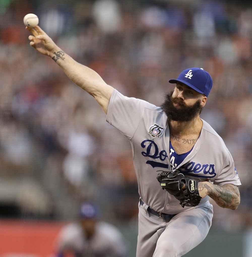 New look, new pitcher? A beardless Brian Wilson is attempting to make