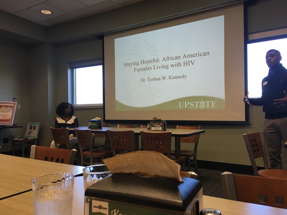 AFAM_USCUPSTATE's tweet photo. Thank you to Dr. Kennedy for presenting your positive research today! Next Lunch and Learn Series takes place next Thursday at noon. https://t.co/CcEdpCccgR