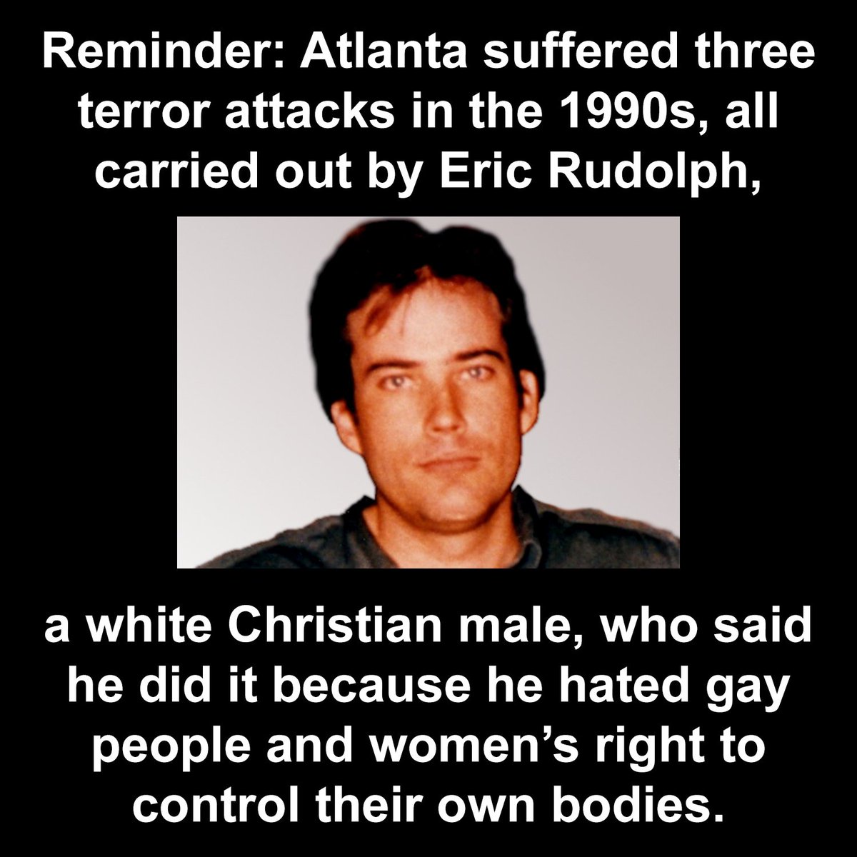 DeusExGermania's tweet photo. There were #terror #attacks in #Atlanta, but not carried out by those @PressSec is trying to blame. #fact #atlantaterror https://t.co/4hZlOrTXwz