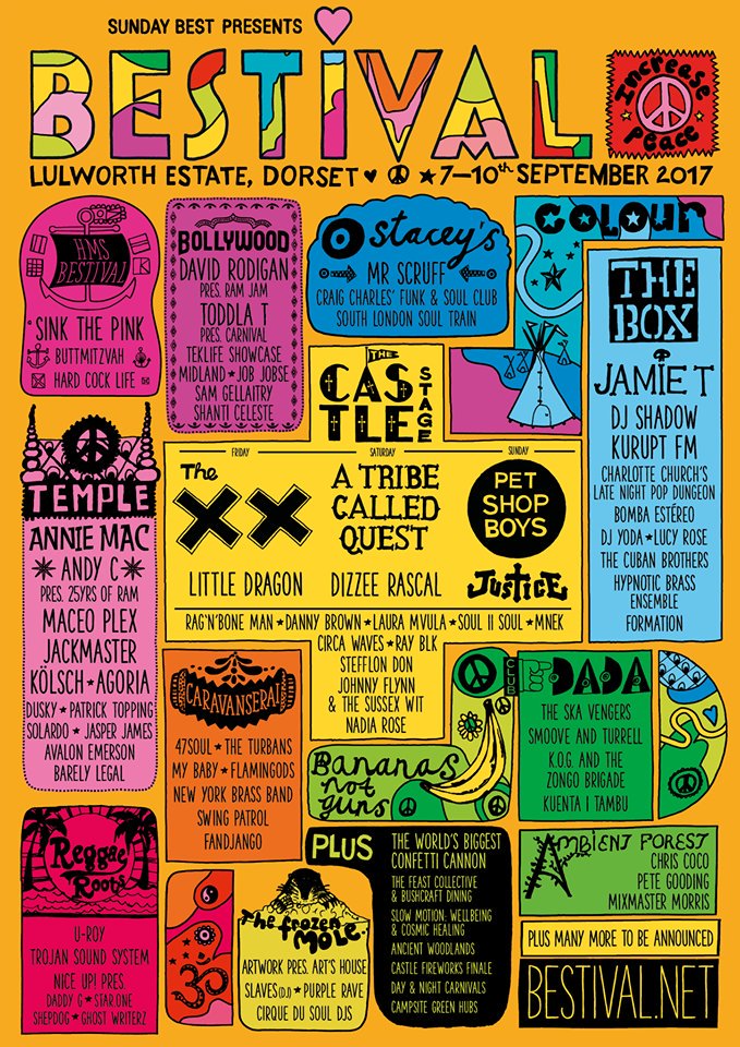 SonyMusicUK's tweet photo. It's official, @ATCQ are headlining @Bestival! @RagNBoneManUK &amp; @nadiarosemusic are also on the line-up 👊 https://t.co/RCnWxcrPdJ https://t.co/KzHL2ooCb7